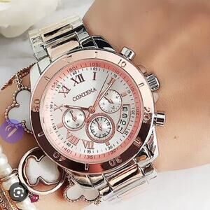 Ladies Contena by Geneva Rose Gold & Silver Tone Fashion Watch I1